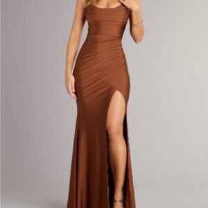 Windsor Brown Maxi Dress